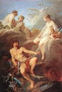 Francois Boucher Venus Demanding Arms from Vulcan for Aeneas oil painting artist